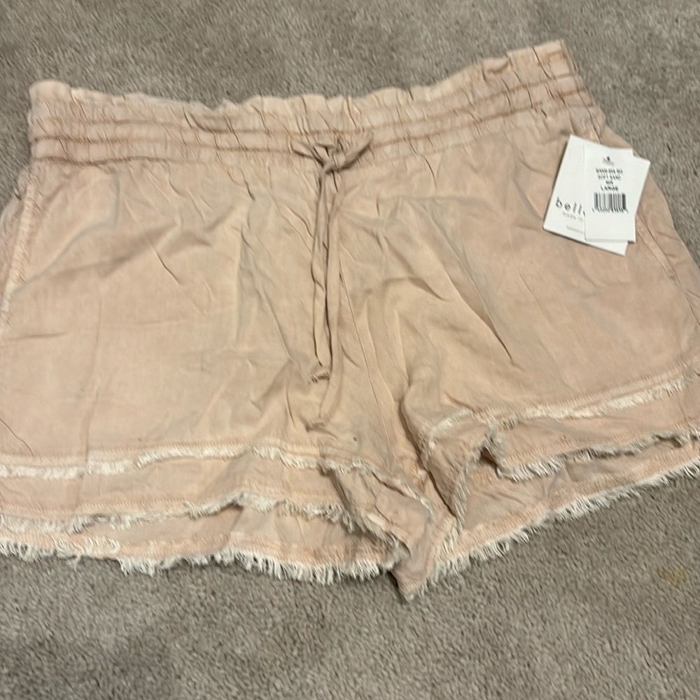 Bella Dahl shorts.   Large.  Sand color.